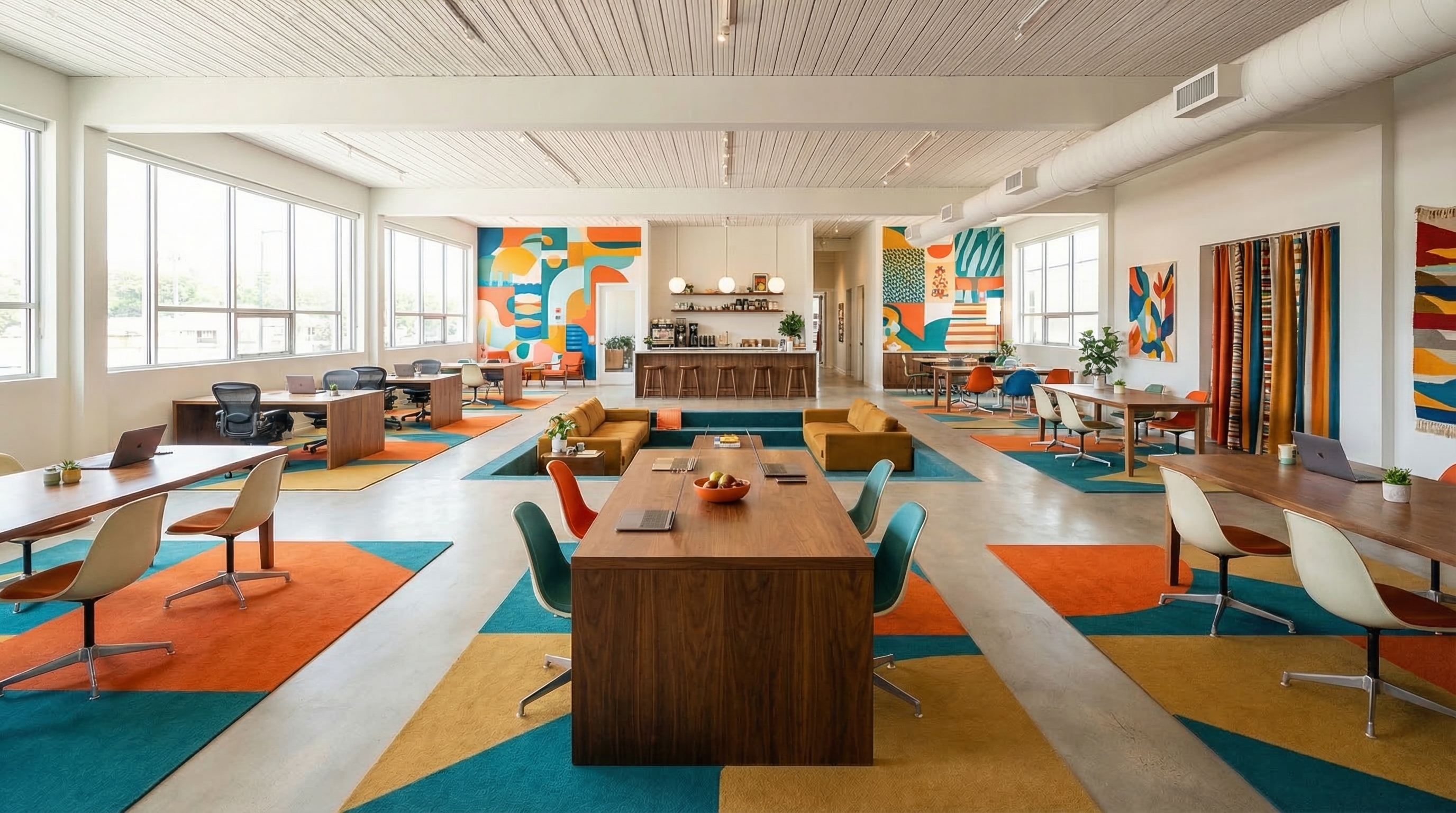 Mid-Century Creative Office